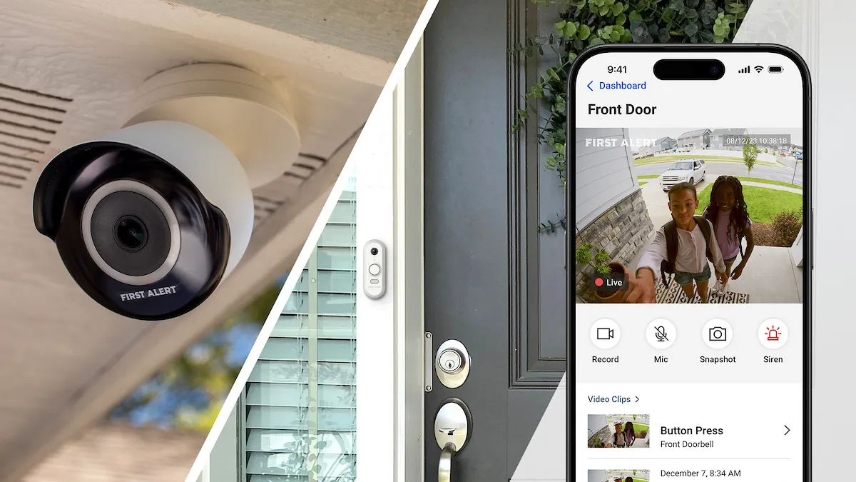 Crystal clear 4K security camera footage displayed on smartphone app
